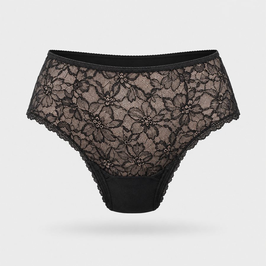 Floral Lace Period Brief
